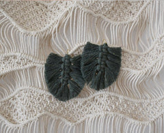 Aretes macramé